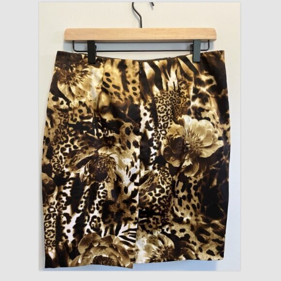 Cache animal print miniskirt, size 6, fast shipping! - Picture 2 of 5